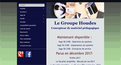 Desktop Screenshot of groupehoudes.ca
