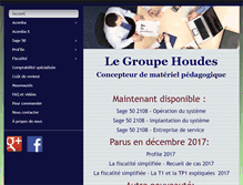 Tablet Screenshot of groupehoudes.ca